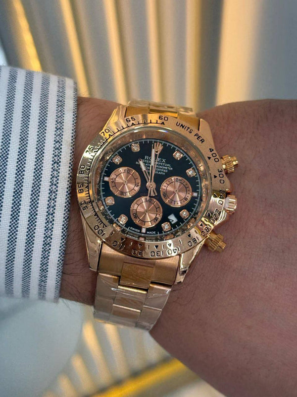 שעון יד רולקס לגברים 42 מ״מ – רמת AAA, כולל קופסה יוקרתית (12)