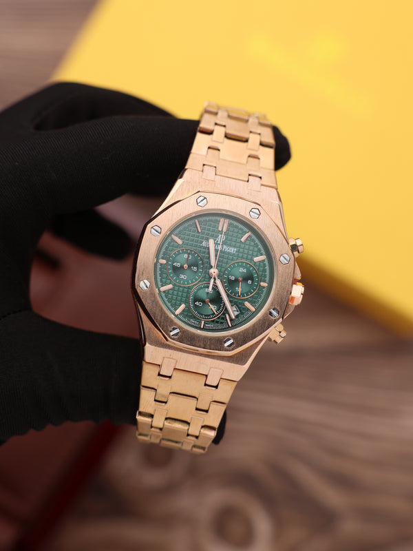 שעון יד AP לגברים 42 מ״מ – איכות קלאסית, כולל קופסה יוקרתית