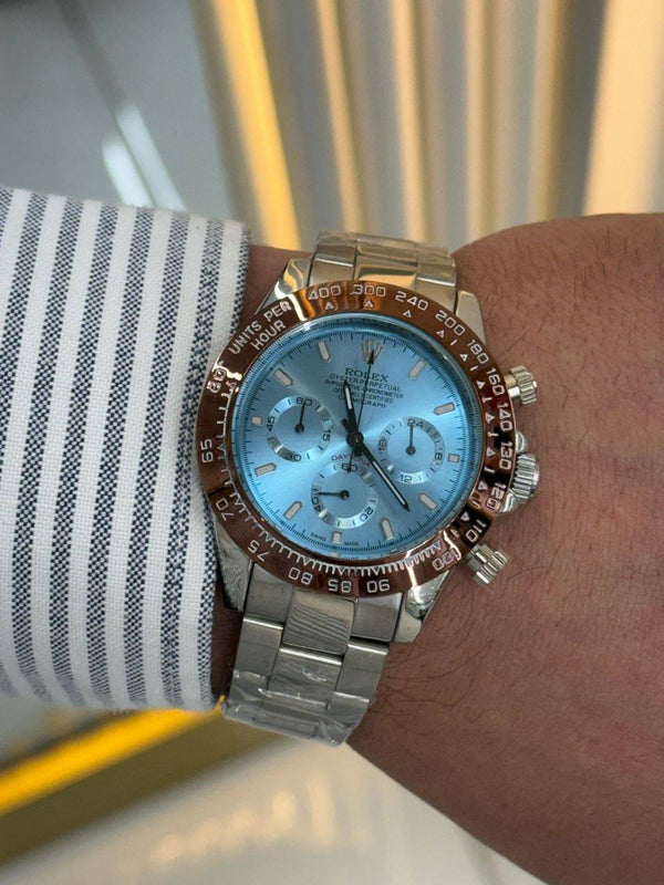 שעון יד רולקס לגברים 42 מ״מ – רמת AAA, כולל קופסה יוקרתית (25)