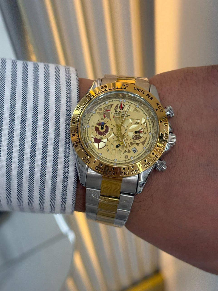 שעון יד רולקס לגברים 42 מ״מ – רמת AAA, כולל קופסה יוקרתית (50)