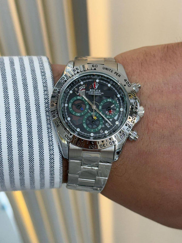 שעון יד רולקס לגברים 42 מ״מ – רמת AAA, כולל קופסה יוקרתית (54)