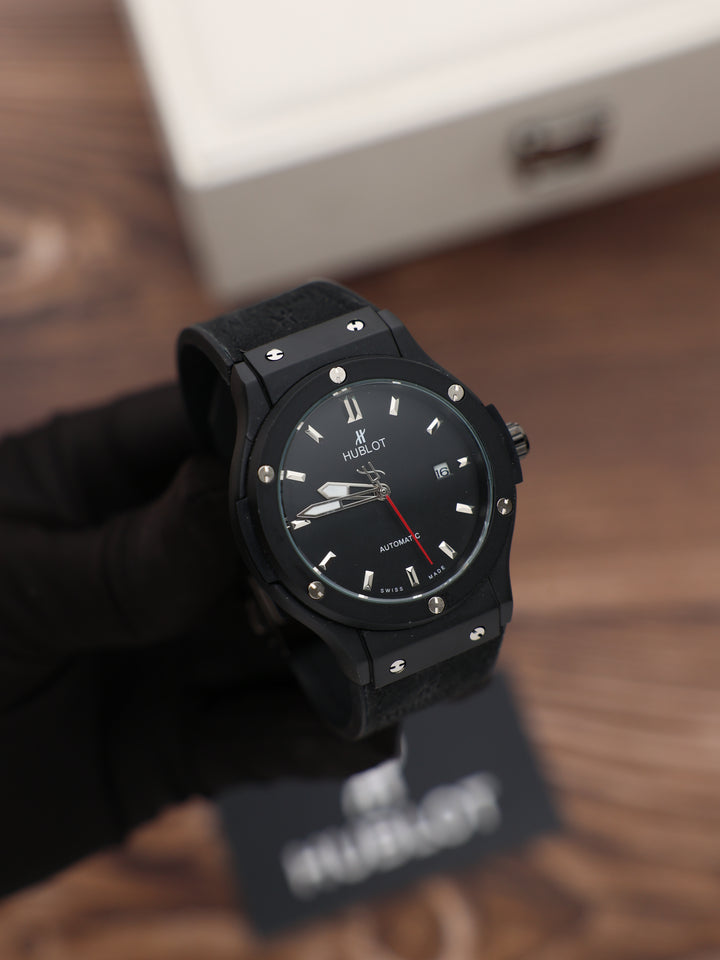 שעון יד הובלו לגברים 44 מ״מ – רמת AAA, מנגנון אוטומטי, כולל קופסה יוקרתית (1)