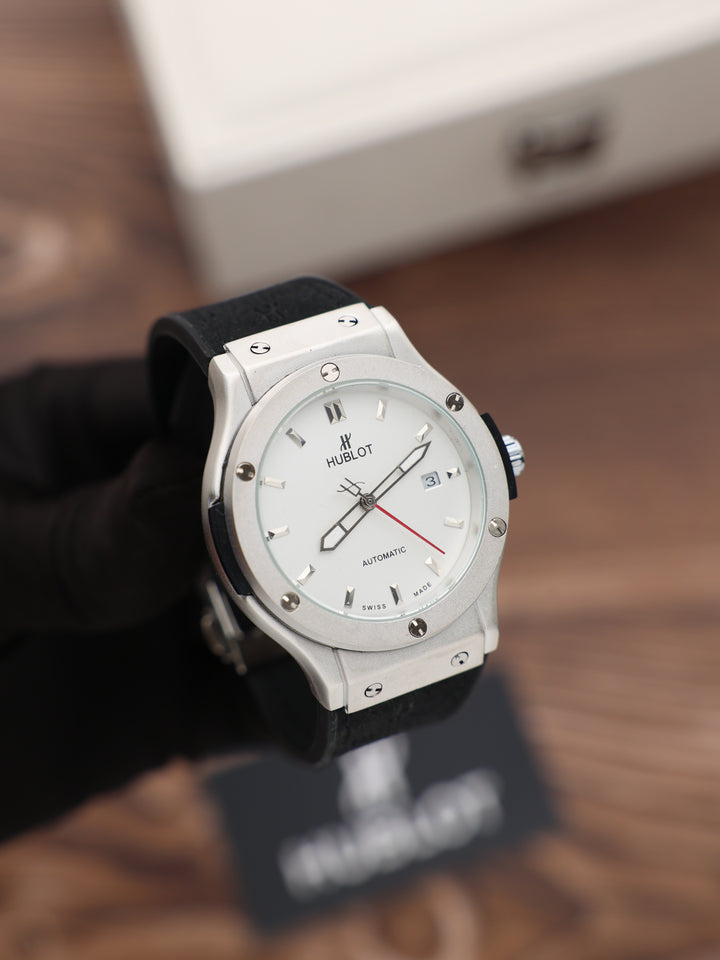 שעון יד הובלו לגברים 44 מ״מ – רמת AAA, מנגנון אוטומטי, כולל קופסה יוקרתית (2)