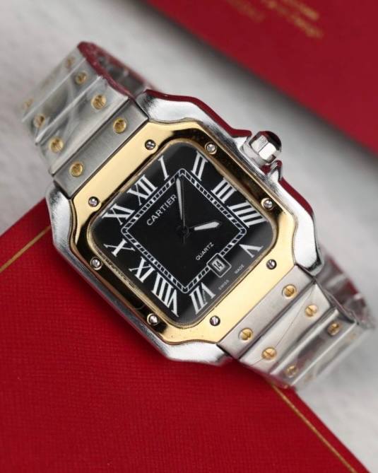 שעון יד קרטייה לגברים 45 מ״מ – רמת AAA, כולל קופסה יוקרתית (1)