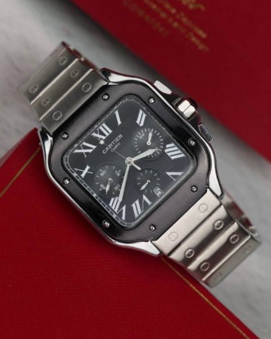 שעון יד קרטייה לגברים 45 מ״מ – רמת AAA, כולל קופסה יוקרתית (12)