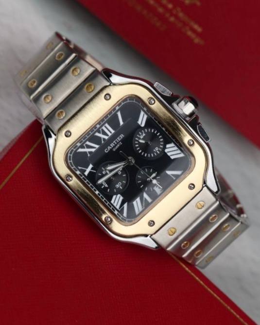 שעון יד קרטייה לגברים 45 מ״מ – רמת AAA, כולל קופסה יוקרתית (15)