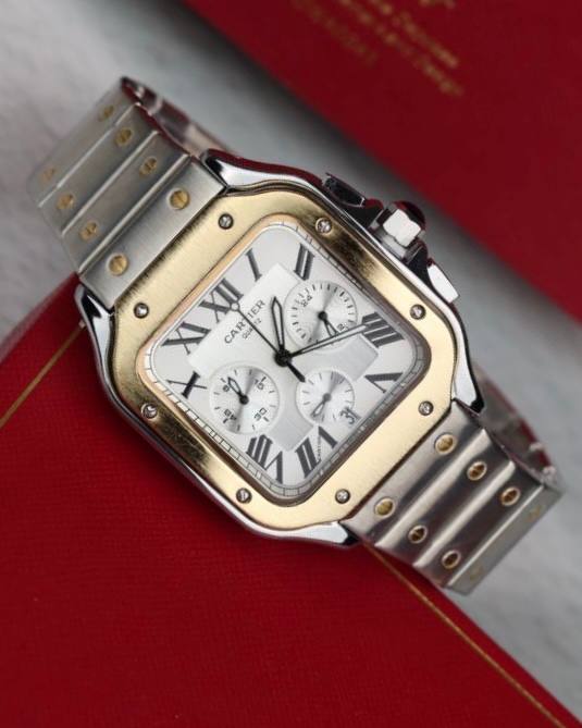 שעון יד קרטייה לגברים 45 מ״מ – רמת AAA, כולל קופסה יוקרתית (16)