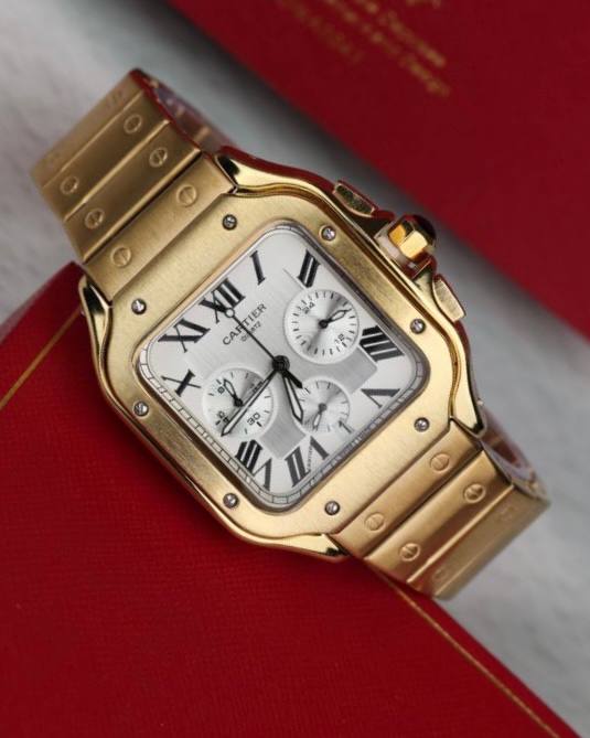 שעון יד קרטייה לגברים 45 מ״מ – רמת AAA, כולל קופסה יוקרתית (2)