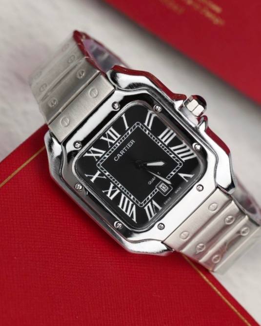 שעון יד קרטייה לגברים 45 מ״מ – רמת AAA, כולל קופסה יוקרתית (5)